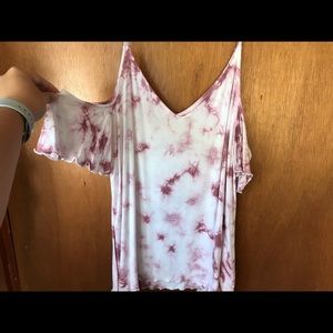 American Eagle open shoulder blouse